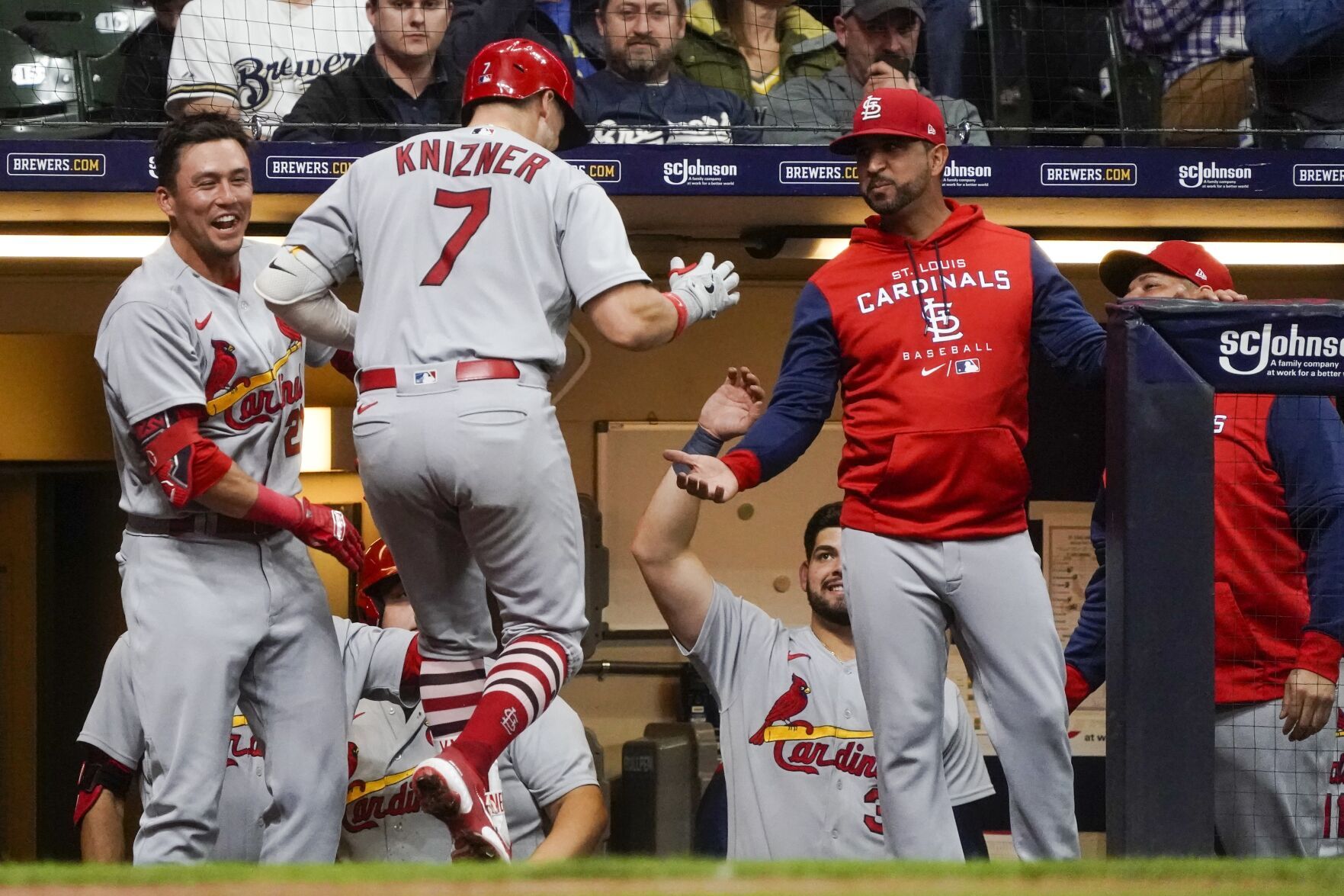 Cardinals Brewers Baseball